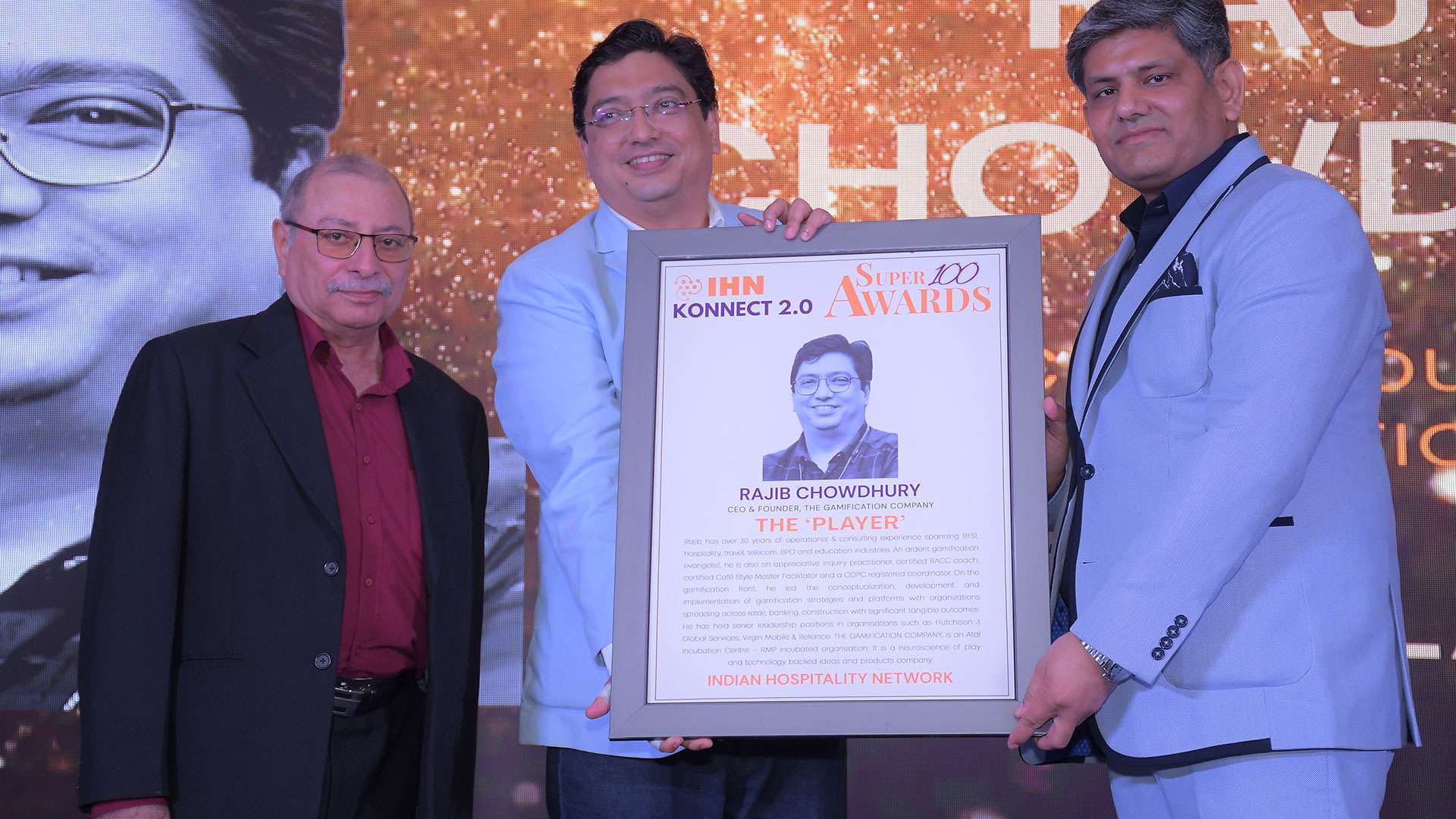 Super 100 Award for Mr Rajib Chowdhury